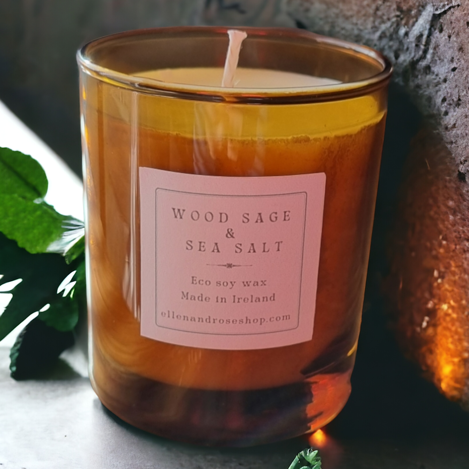 Inspired by Jo Malone, Luxury Candles Wood sage and sea salt.